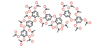 Pseudoheptafuhalol B octadecaacetate